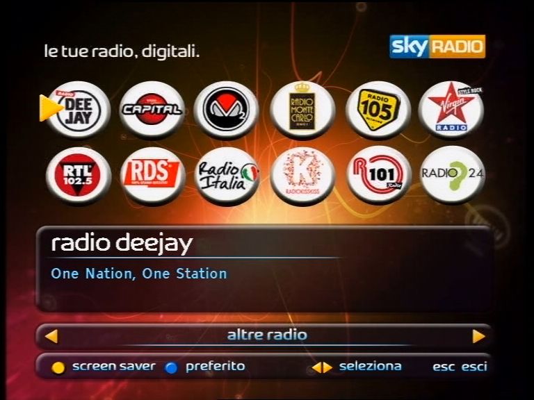 Emittenti Tv Musicali sul Satellite (Decoder Sky)