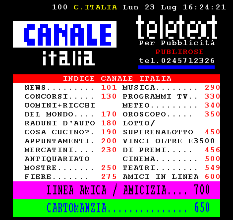 Televideo Canale Italia