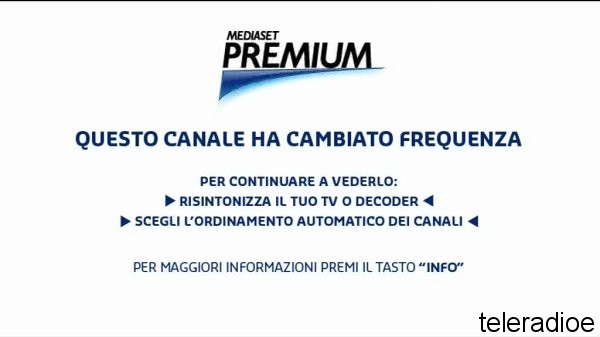 Cambio frequenza Mediaset Premium, Joi,Mya, BBC e Studio Universal