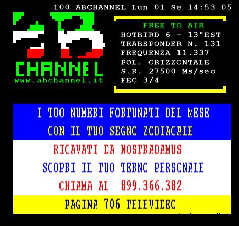 AB Channel Trasmette i Programmi di Vera Tv