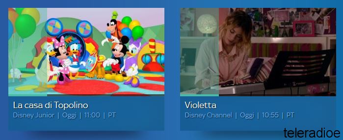 Sky On Line: Canali per Bambini con il Pacchetto Intrattenimento