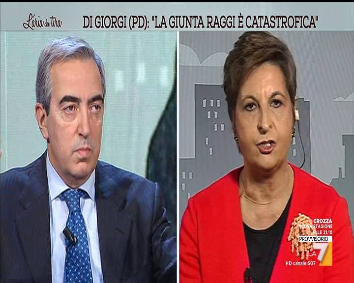 Aggiunta la scritta “Provvisorio” sui canali La7 e La7D