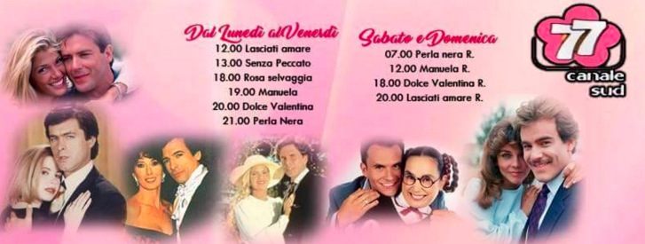 Le telenovelas di Canale 77 in Rosa