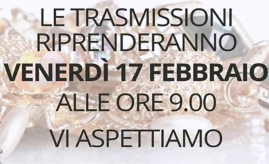 Telemarket: le trasmissioni riprenderanno venerdì 17 febbraio