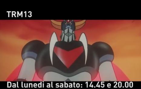 Ufo Robot Goldrake dal lunedì al sabato ore 14.45 e 20.00 su TRM13