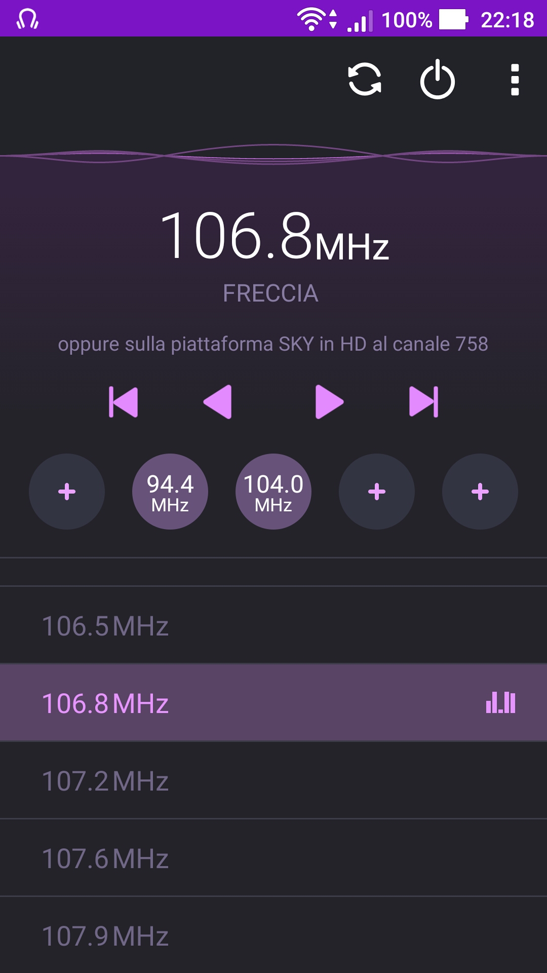 Radio Freccia arriva a Catania sui 106.8 FM