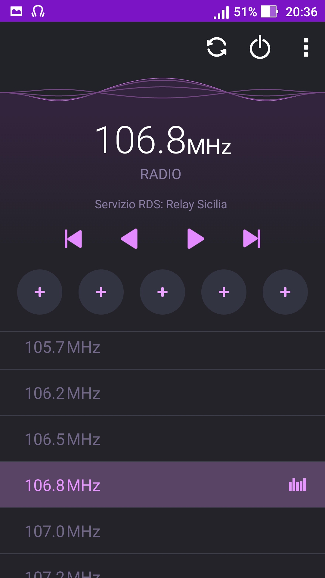 Lista frequenze FM Catania (Settembre 2018)
