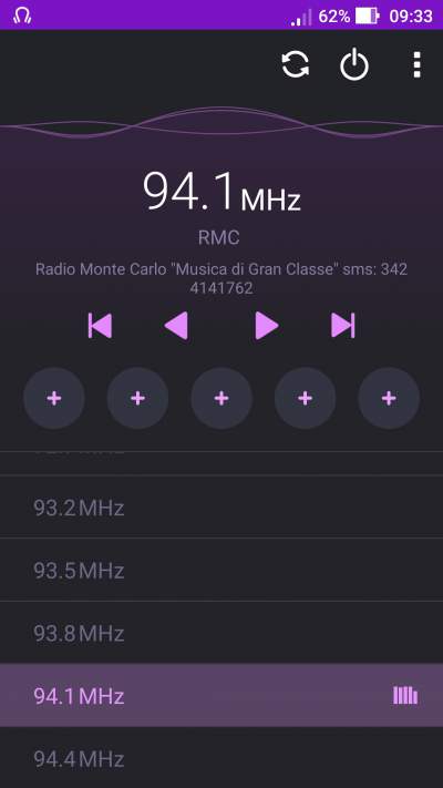 Radio Montecarlo passa da 94.2 a 94.1 MHz FM (Catania)