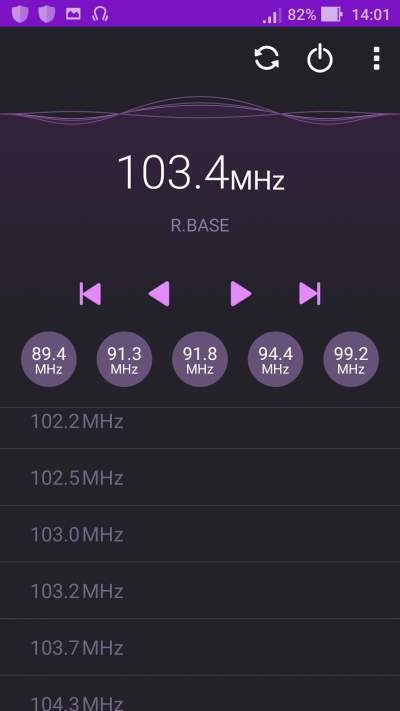 Lista frequenze radio San Giovanni Galermo Catania