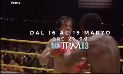 Quadrilogia Rocky su TRM dal 16 al 19 marzo