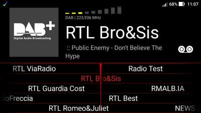 Aggiunta RTL Bro&Sis su DAB + nazionale