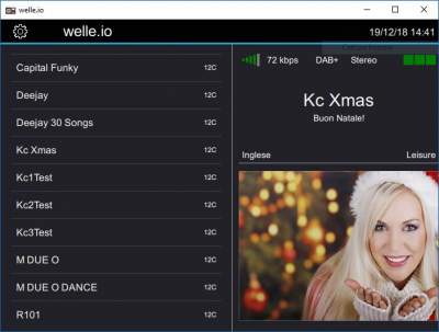 Kc xmas aggiunto a DAB Italia