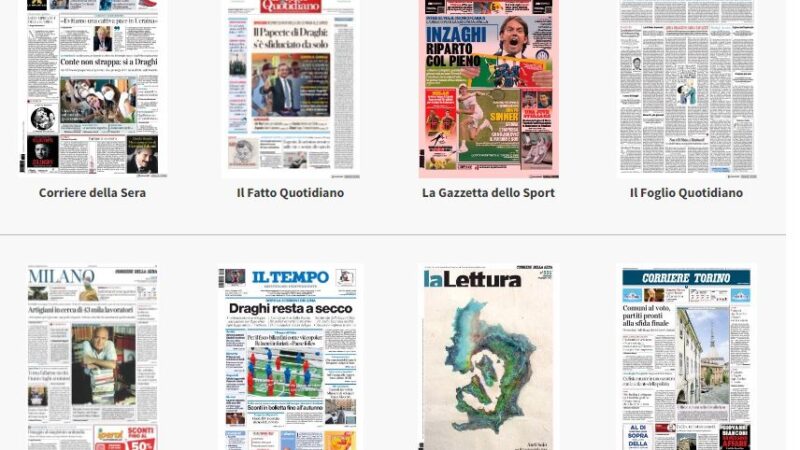 Curiosità sui nomi dei giornali: il prefisso Gazzetta e Corriere