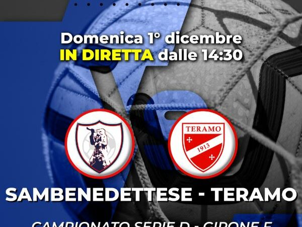 Sambenedettese-Teramo: Diretta Streaming Super J