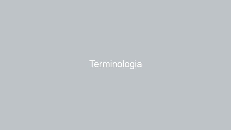 Terminologia
